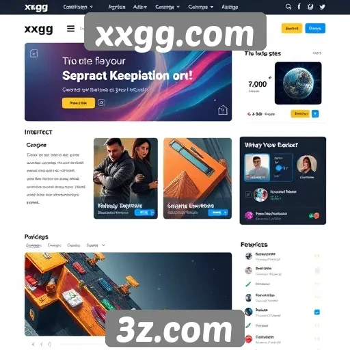 Interface e experiência do usuário no xxgg.com