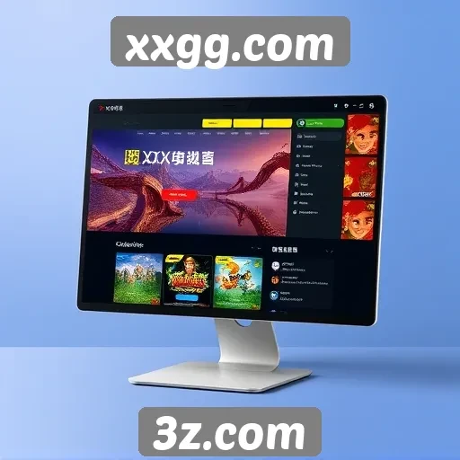 Análise da interface de usuário do site xxgg.com